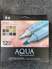 Spectrum Noir Essentials- Artist WATERCOLOUR MARKER 12 PEN SETS 