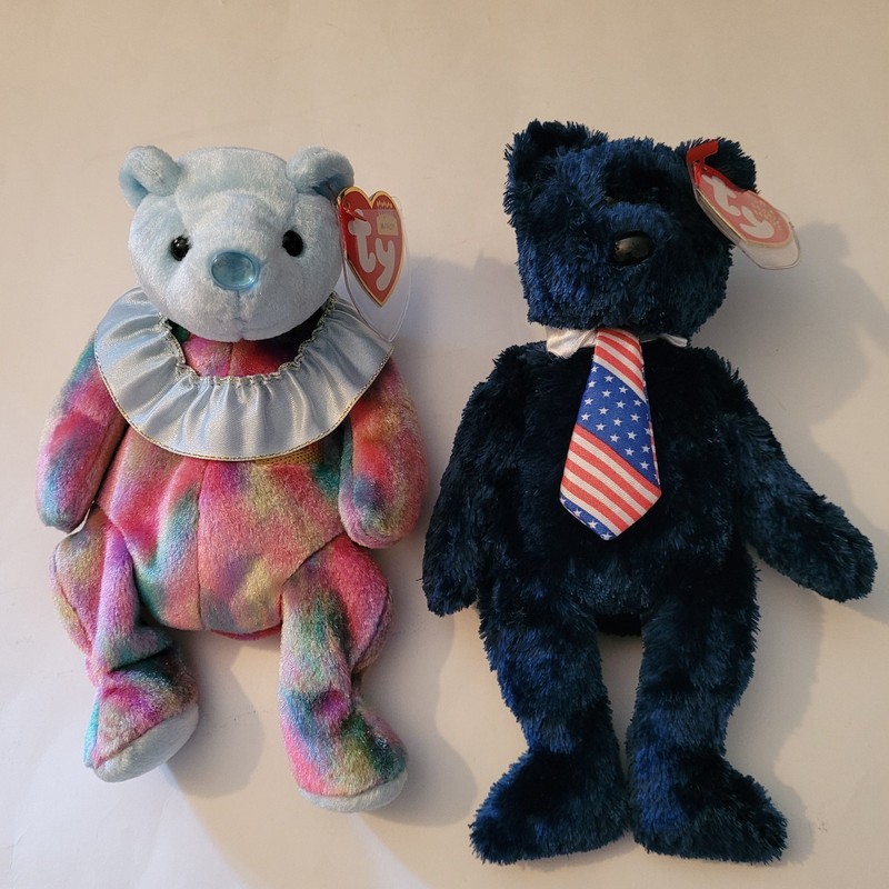 Father's Day & March Birthday Beanie Babies Handmade in China Used