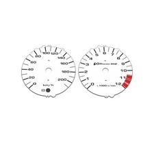 Suzuki DL 650 ABS V-Strom Fond de Compteur BLANC