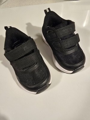 Athletic Works Baby Boy Mesh Jogger Sneakers Hook And Loop Straps Size 2