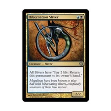 WotC MtG Sliver Hibernation Sliver (U) (Foil) VG