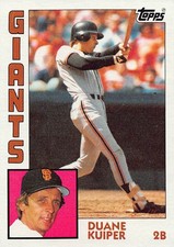1984 Topps - Duane Kuiper #542 Giants