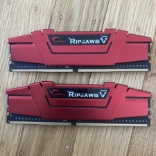 Lot of 2 - G.SKILL RipjawsV Series DDR4 RAM XMP 16GB 2x8GB 3200