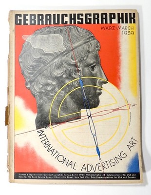 Gebrauchsgraphik Magazine March 1939 ~ German International Advertising Art
