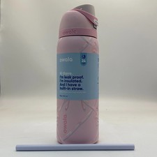 Owala Sugar Plum Fairy 32 Oz FreeSip Water Bottle Holiday Edition Pink