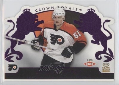 2002-03 Pacific Crown Royale Purple 265/799 Patrick Sharp #130 Rookie RC 0c3
