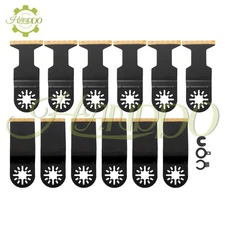 12Pack Bi-Metal Universal Oscillating Tool Blade Metal Cutting Blade for cutting