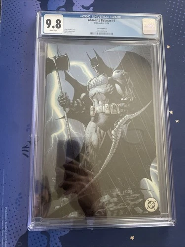 New ListingAbsolute Batman #1 CGC 9.8 Graded Jim Lee Virgin Foil Variant Cover