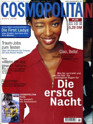 Cosmopolitan 6/1998 - Naomi Campbell, Lenny Kravitz, Doris Schröder-Köpf