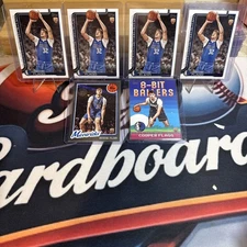 2025 Topps Cooper Flagg 6 Card Rookie Lot. 4 Base, Retro, 8 Bit Ballers.