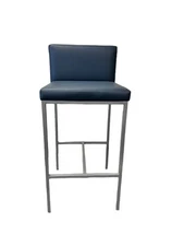 Shelby Williams Blue Low Back Counter Stool WDI224-9