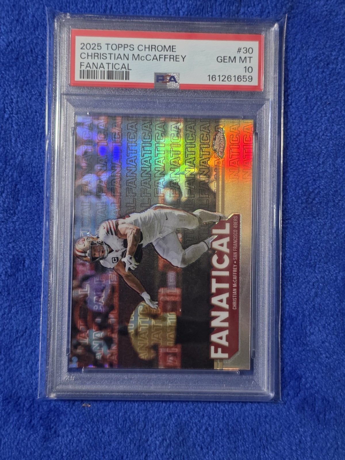 2025 Topps Chrome - Fanatical Christian McCaffrey #FF-30 - PSA 💎 10 - POP 3 🔥