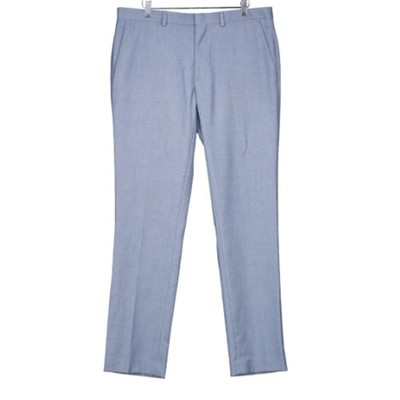 Topman Men's Gray Slim Fit Trousers Size 32