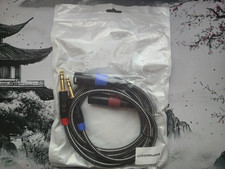 1/4 Inch TRS to XLR Cable 3Ft, 6.35mm Male to XLR 3 pin Male Balanced Cable,f...