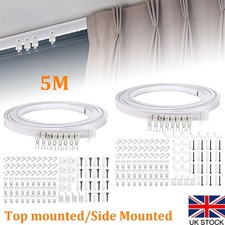 Heavy Duty 5M Bendable Curtain Track Flexible Rail for Straight & Bay Windows