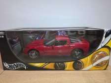 HOT WHEELS METAL COLLECTION 1/18 Scale Red C6 Corvette NEW SEALED AUTHENTIC