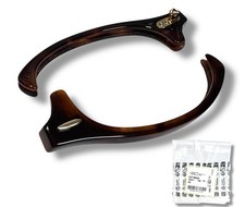 Ray Ban RB4246 Clubround Classic Replacement Polished Red Havana Front Browbar