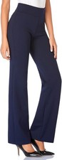 Women's Pull On Pants Modern/Fitted Size Small/28 Inseam Navy Blue Business