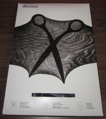 Sheertex Control Top Sheer Rip Resist Tights ~ Black ~ Medium
