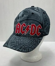 AC/DC Black Ice World Tour 2009 Concert Baseball Cap | One Size Fits Most