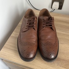Men’s Clark’s Craft master Brown Leather Shoes Size 7.5
