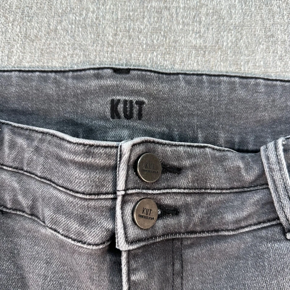 Kut from the Kloth Jeans Womens Size 16s Gray High Rise Toothpick Skinny Stretch - Image 3 of 4
