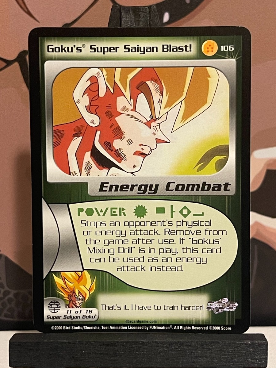 Dragon Ball Z CCG Goku's Super Saiyan Blast! 106 Frieza Saga