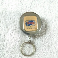 Vintage KEY BAK advertisement Hillyard Retractable key Chain California USA 