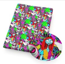 Jack FAUX LEATHER SHEET 8 X 12" 1246237 Nightmare Before Christmas Sally SMOOTH