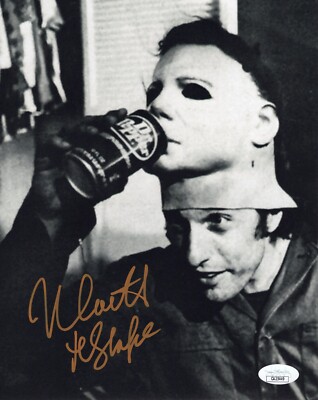Nick Castle autographed inscribed 8x10 photo Halloween JSA COA