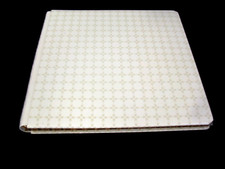 New Creative Memories True Coverset 12x12 Album White/Gray Crisscross Design