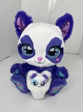 Peek-A-Roo Panda-Roo Plush Toy with Mystery Purple WORKS SUPER GOOD CODITION