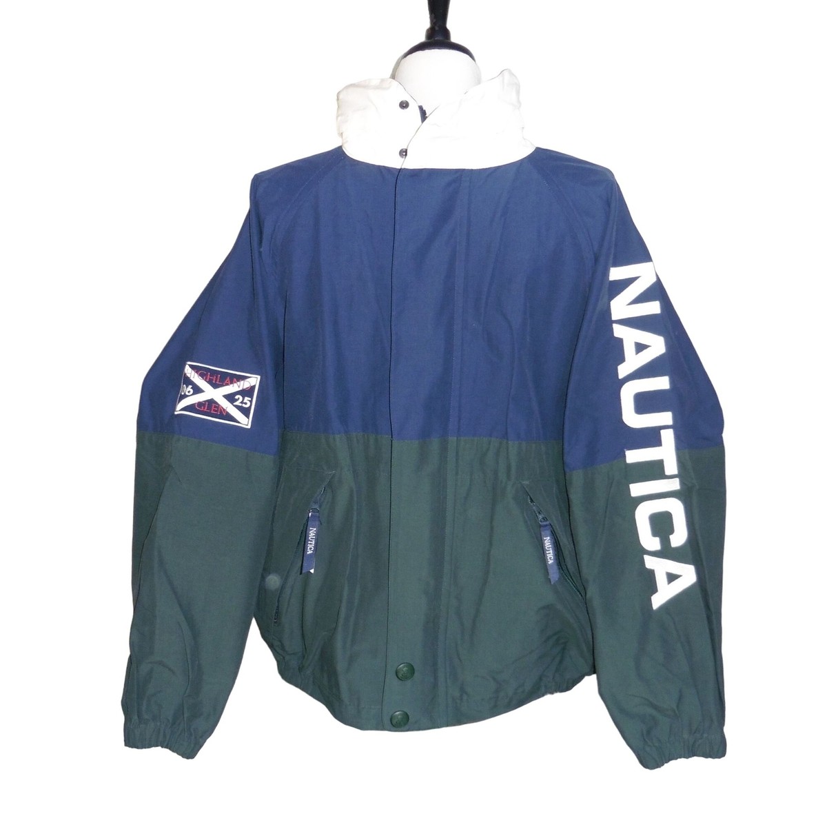 Vintage Nautica Sailing Jacket Mens L Large 