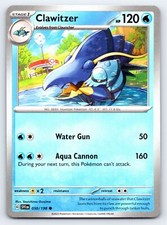 Clawitzer 050/198 Common Scarlet & Violet Pokemon Card - NM Near Mint