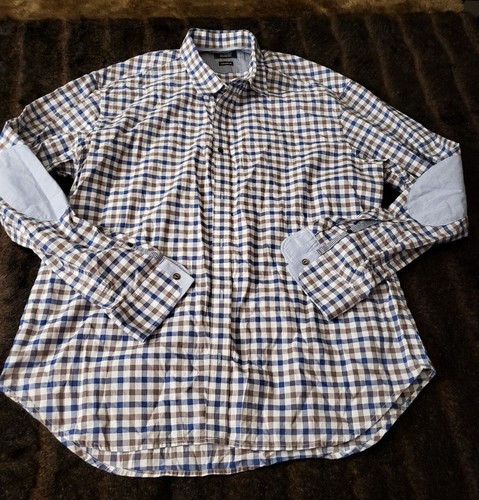 Zara Man Tailored Fit 2XL XXL Blue 