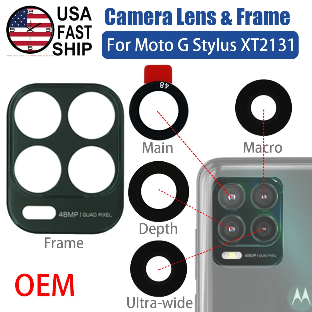 Original Back Camera Lens Replacement / Frame - Motorola Moto G