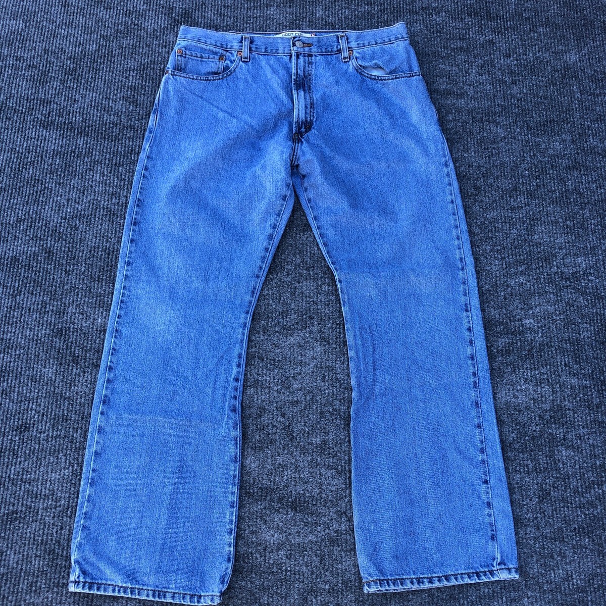 Levi's 517 Men's Bootcut Jeans Blue Size 38x32 Cotton Light Wash