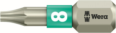 3867/1 TS TORX  Bits, Edelstahl, TX 8 x 25 mm