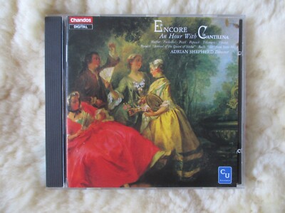 Encore An Hour With Cantilena - Cantilena - Adrian Shepherd - CD Chandos Rcords