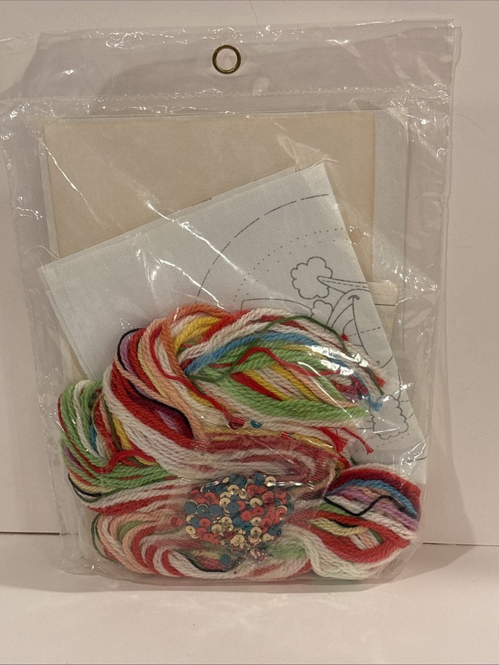 Columbia M Crewel Christmas Ornament Kit 7133 Kermit the Frog Miss