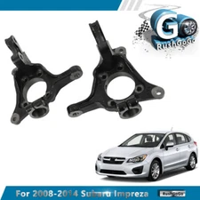 Pair Front Left & Right Steering Spindle Knuckles For 2005-2014 Subaru Impreza
