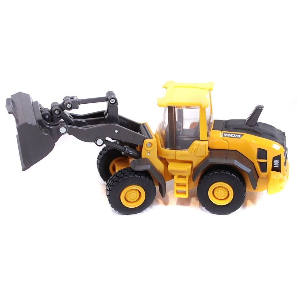 NEW-RAY MINI DIE-CAST VOLVO L60H RUSPA ESCAVATORE GOMMATO L.CM 14 SCALA 1:55 NEW - Immagine 4 di 4