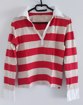 Damen Shirt/T-Shirt - Esprit - Größe M - rot/weiß - Sehr guter Zustand!