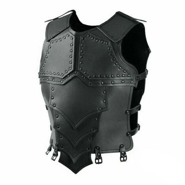 Viking Knight Real Cow Leather Breastplate Medieval Body Armor Cosplay  Costume | eBay