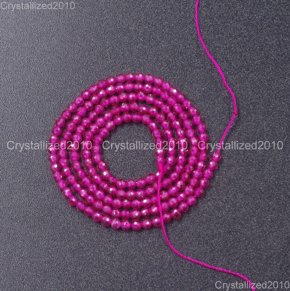 Grade AAA Brilliant Cut Shining Natural Gemstone 2mm 3mm 4mm Faceted ...