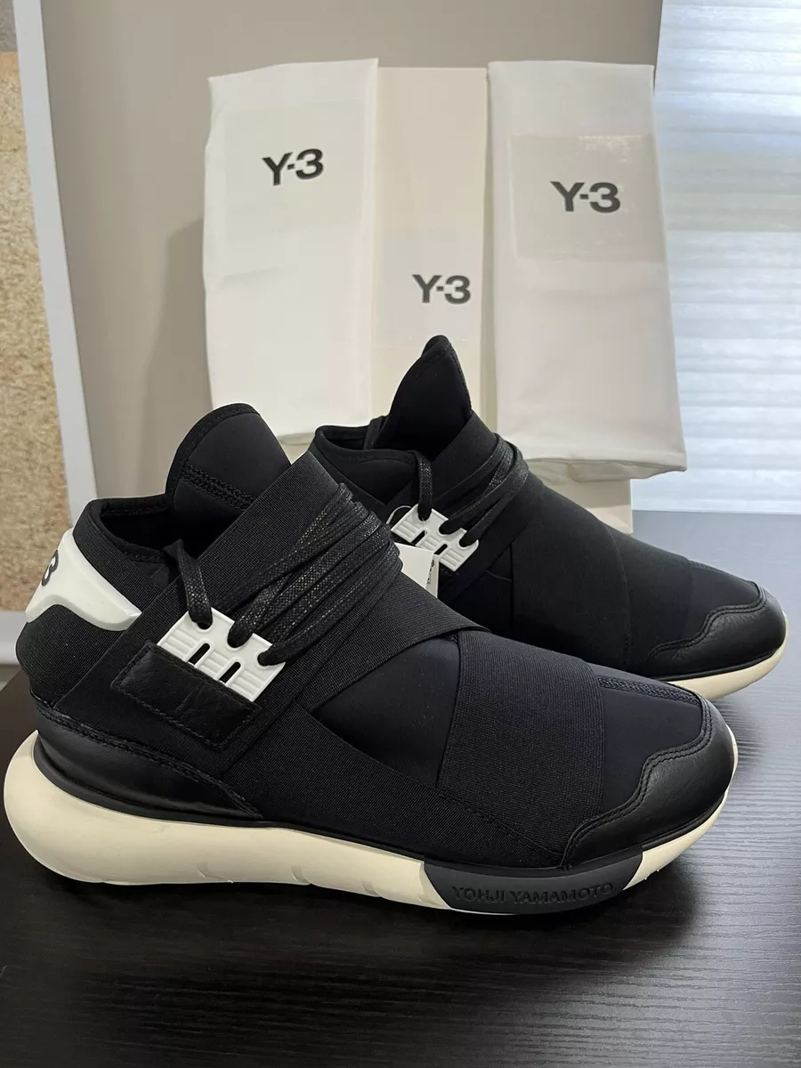 New Y-3 Yohji Yamamoto Adidas Qasa High Black Men's Size 9.5 | eBay