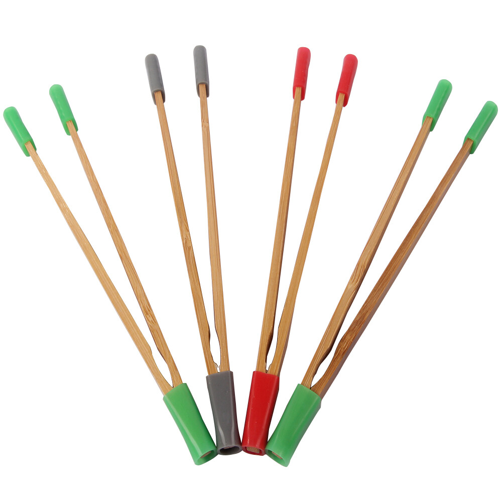 Set of 4 Darkroom Tongs Bamboo Print Film Processing Developing Photo