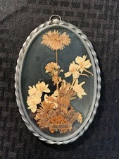Suncatcher Dried Flowers Lasting Impressions 4.5 x 6.5" EUC