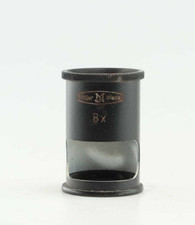 Möller Wedel 8x  Lupe Magnifying Glass Fadenzähler 94956 RARE