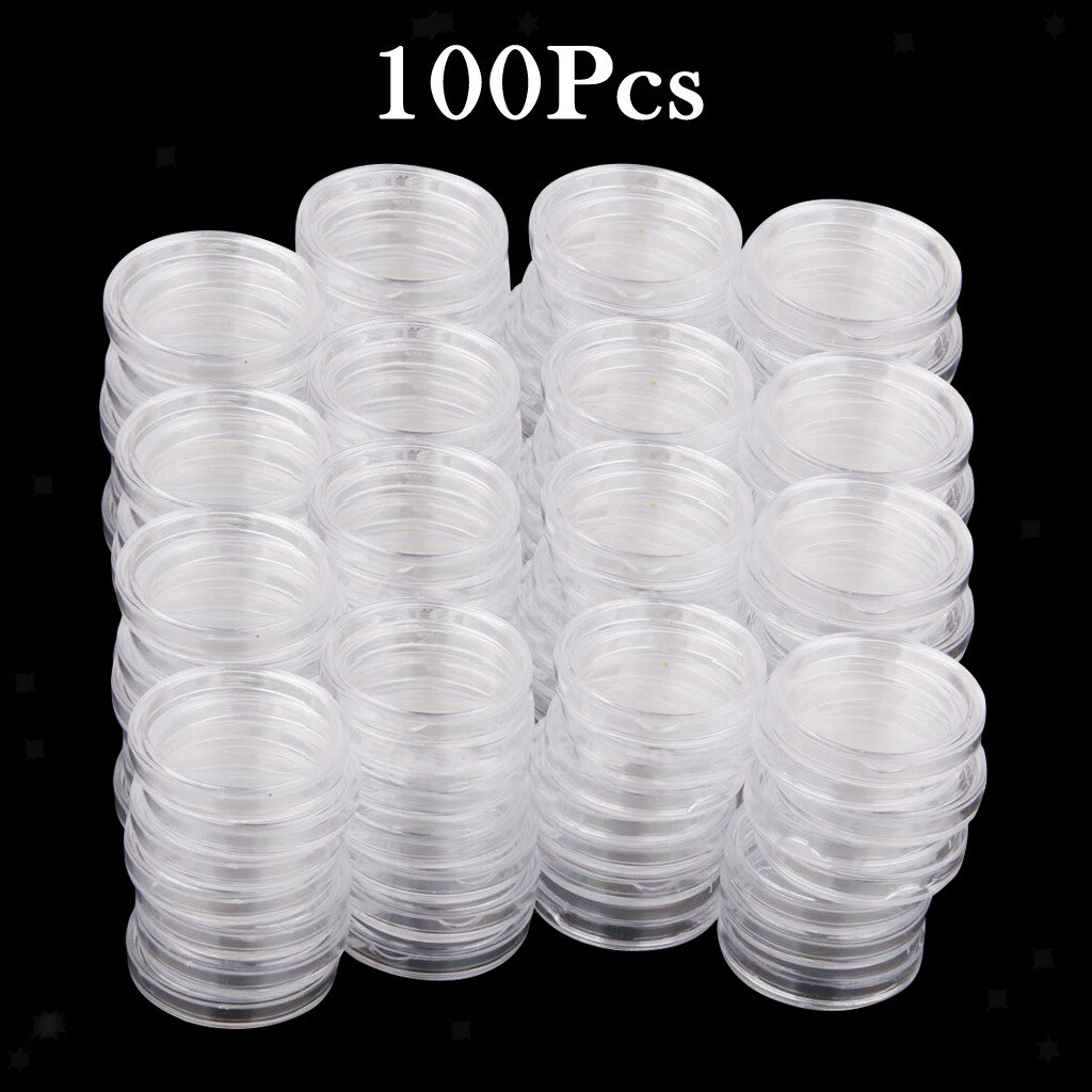 Capsule Per Monete In Plastica Da Mezzo Dollaro - Supporti Da 30,6 Mm Per Monete - Confezione Da 10/25/50 - Italia - Foto 7